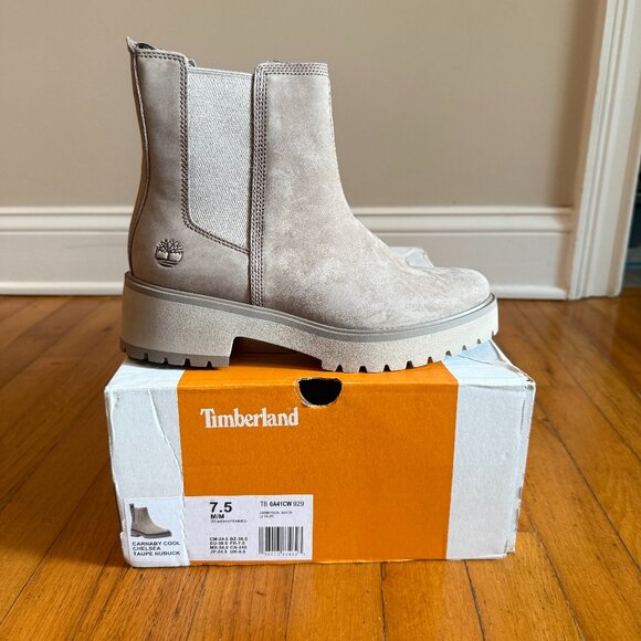 Timberland Carnaby Cool Chelsea Boot Taupe Nubuck - Picture 1 of 3